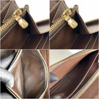 Louis Vuitton Damier Zippy Organizer Zip Around Wallet Brown — view 8