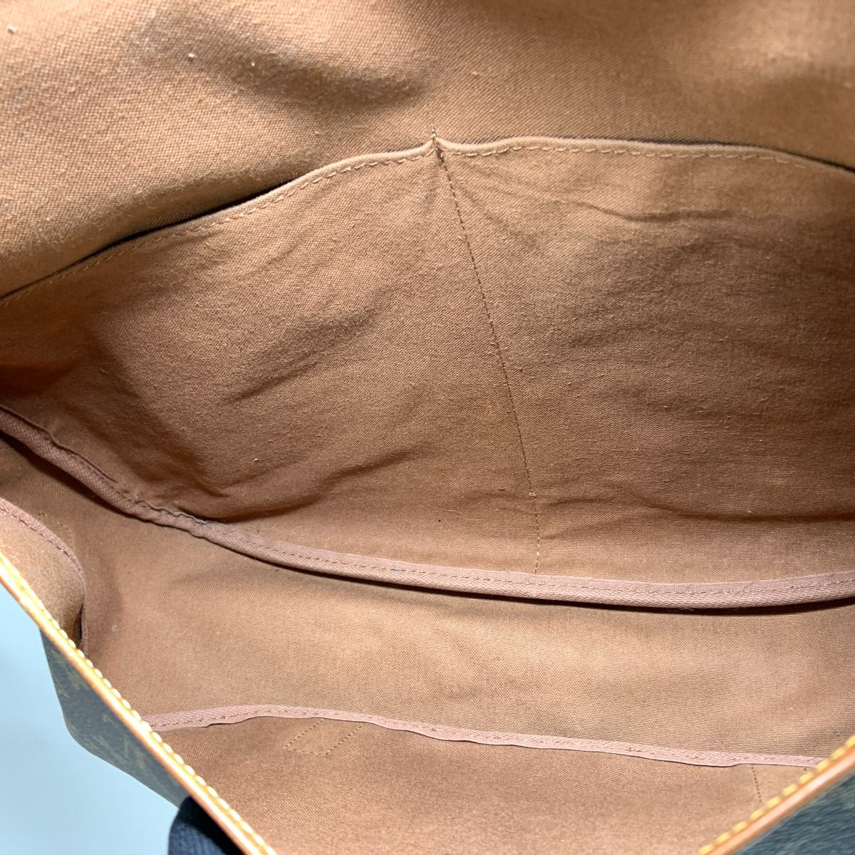 Louis Vuitton Monogram Saumur 43 Shoulder Bag Brown — view 8
