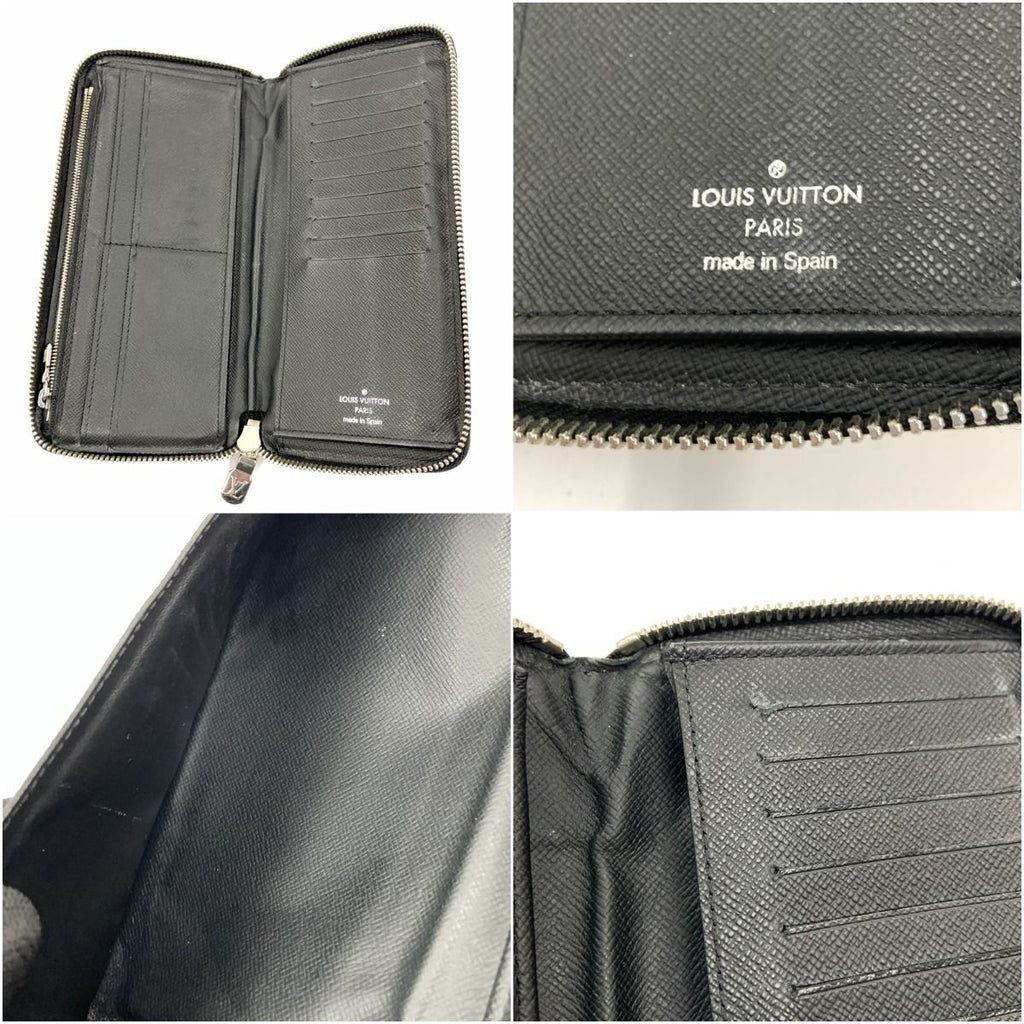 Louis Vuitton Damier Graphite Zippy Wallet Vertical Zip Around Black — view 6