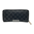 Louis Vuitton Damier Graphite Zippy Wallet Vertical Zip Around Black