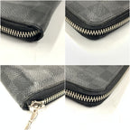 Louis Vuitton Damier Graphite Zippy Wallet Vertical Zip Around Black — view 4