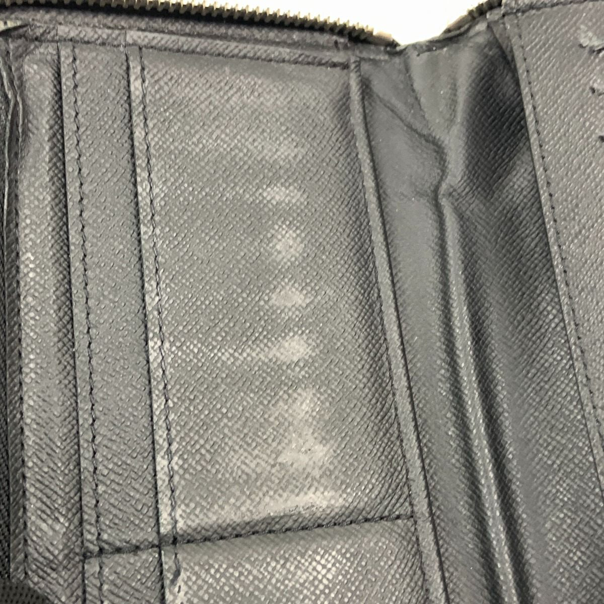 Louis Vuitton Damier Graphite Zippy Wallet Vertical Zip Around Black — view 7