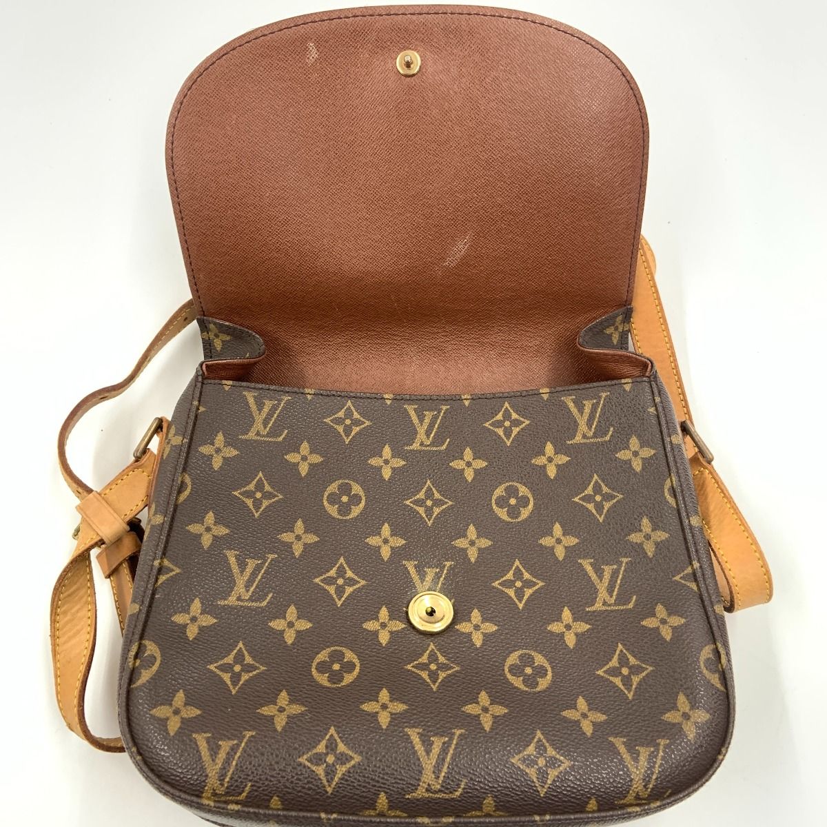 Louis Vuitton Monogram Saint-cloud Shoulder Bag Brown — view 5
