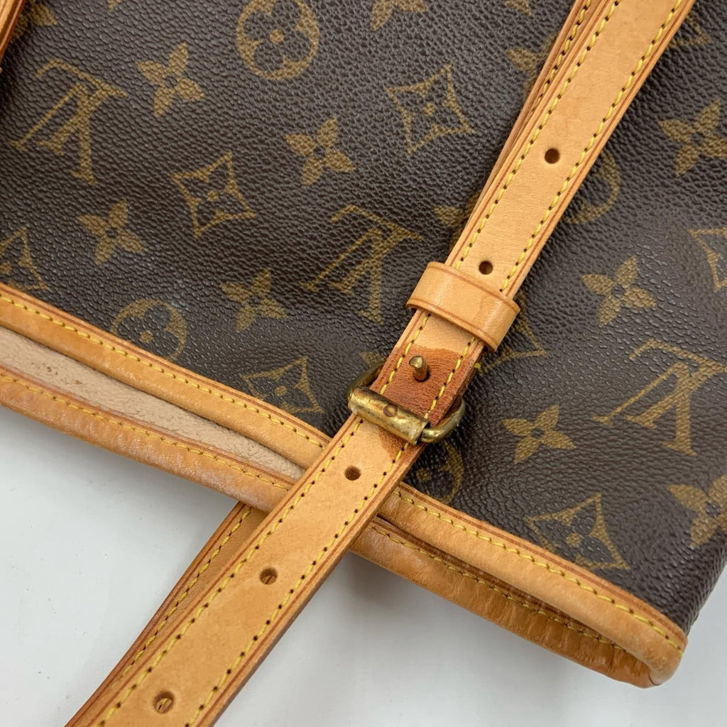 Louis Vuitton Monogram Bucket GM Shoulder Bag Brown — view 4