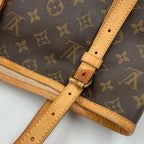 Louis Vuitton Monogram Bucket GM Shoulder Bag Brown — view 4
