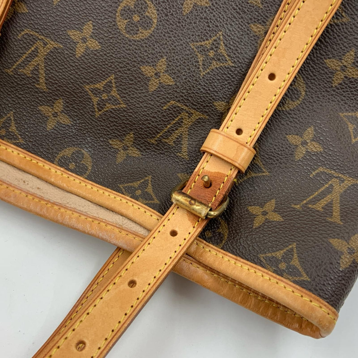 Louis Vuitton Monogram Bucket GM Shoulder Bag Brown — view 4