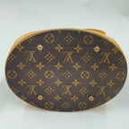 Louis Vuitton Monogram Bucket GM Shoulder Bag Brown — view 5