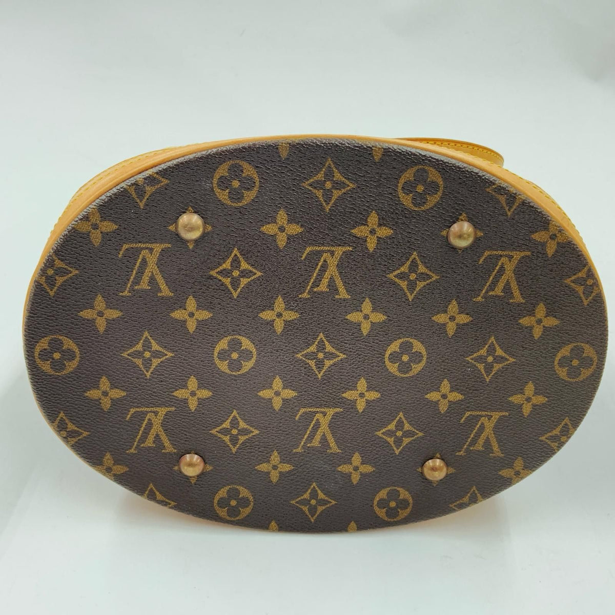 Louis Vuitton Monogram Bucket GM Shoulder Bag Brown — view 5