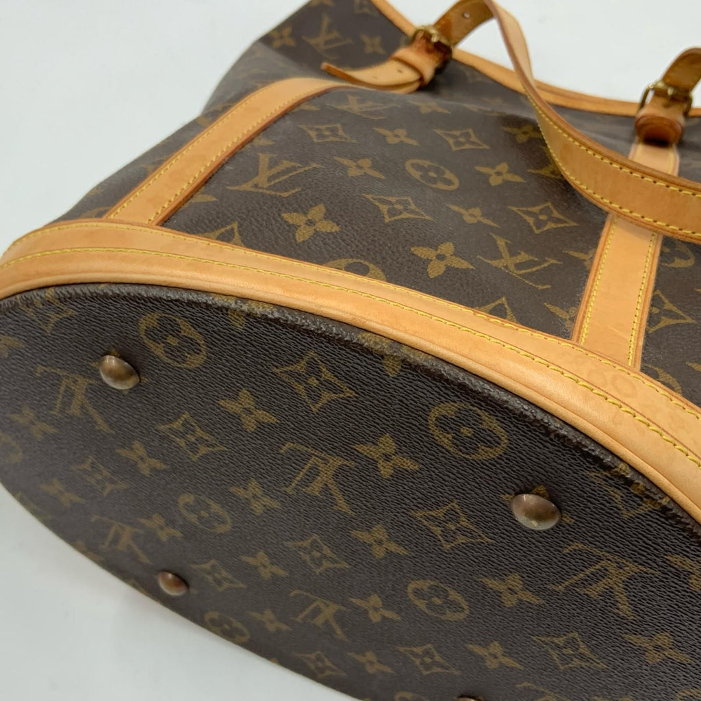 Louis Vuitton Monogram Bucket GM Shoulder Bag Brown — view 6