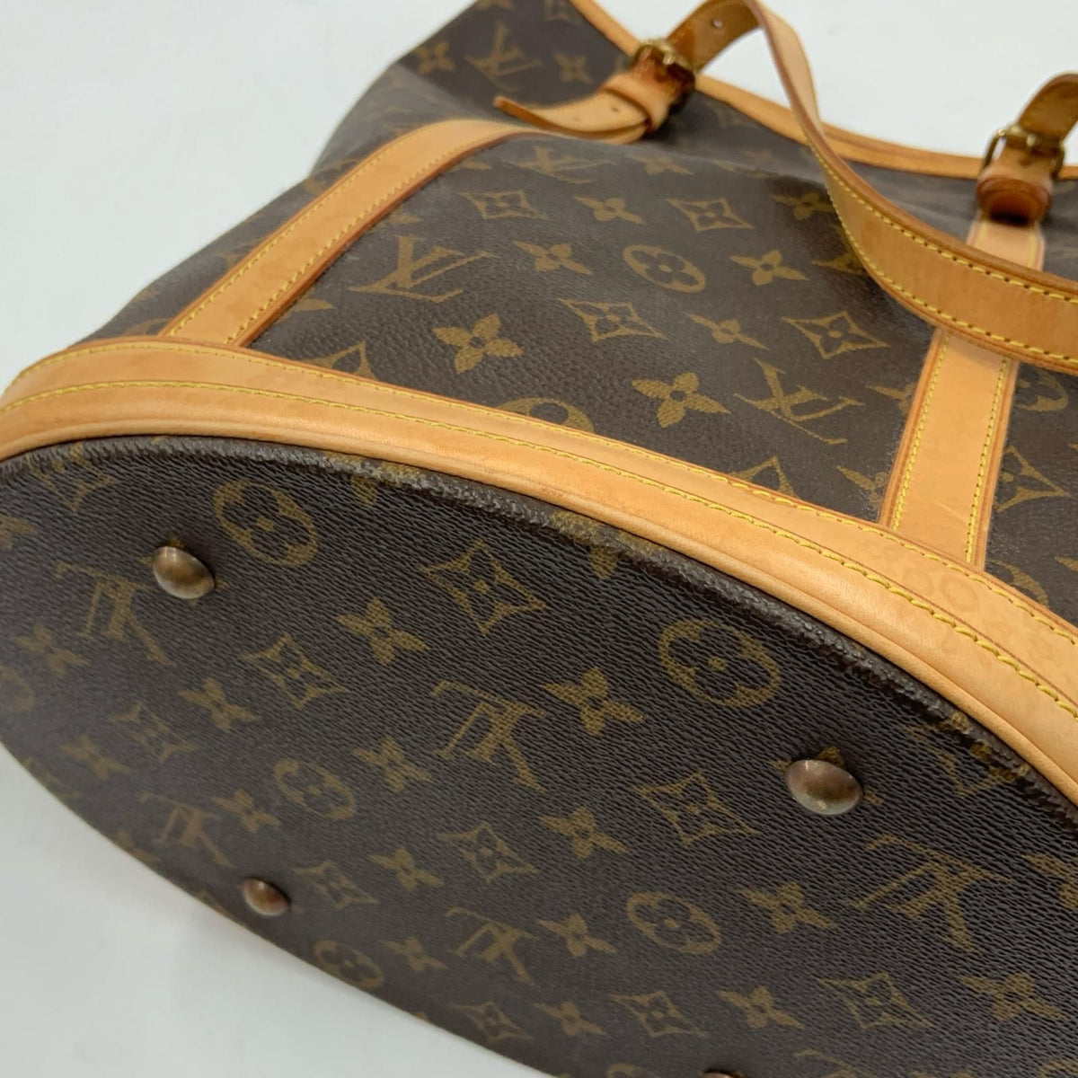 Louis Vuitton Monogram Bucket GM Shoulder Bag Brown — view 6