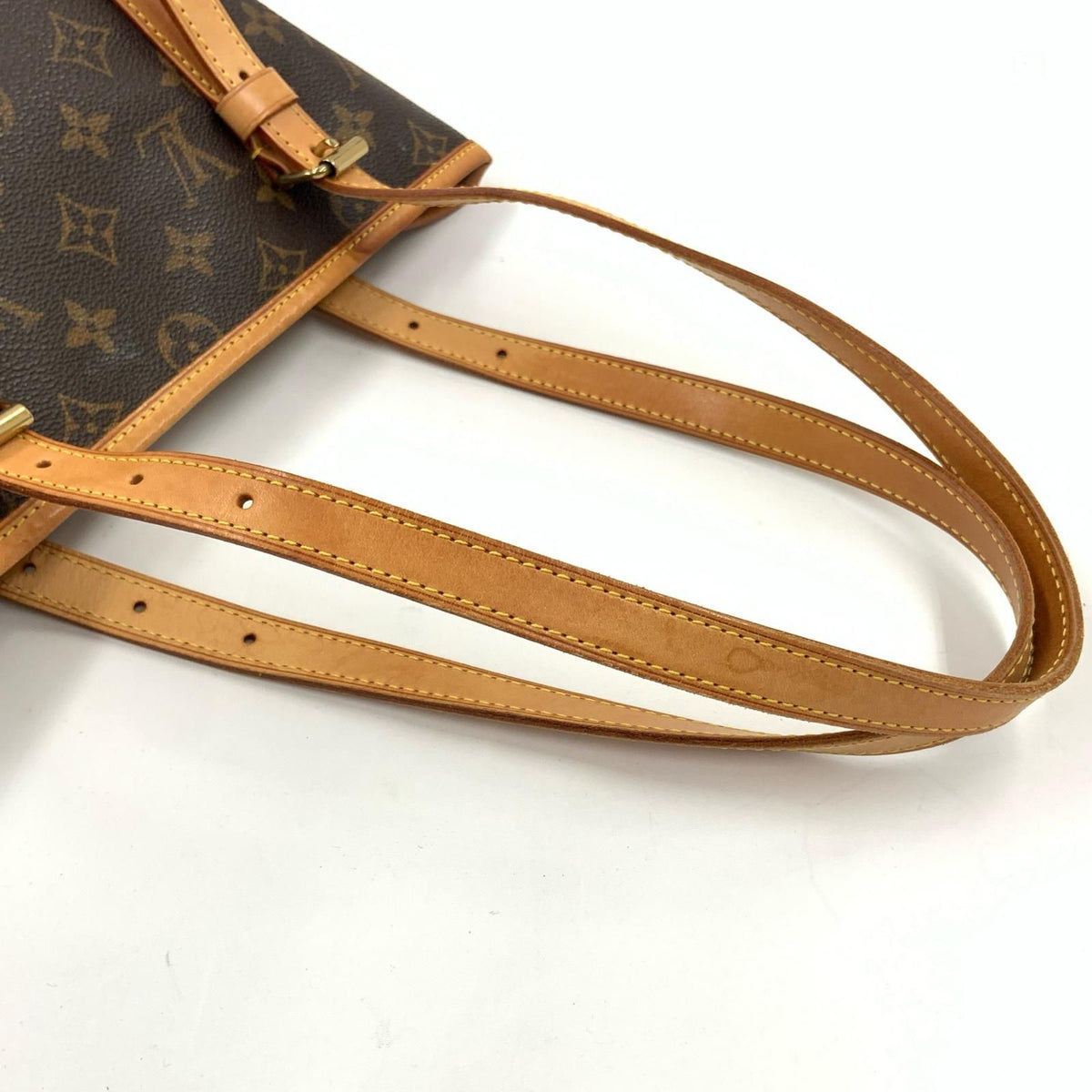 Louis Vuitton Monogram Bucket GM Shoulder Bag Brown — view 3