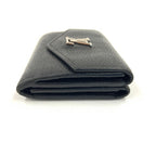 Louis Vuitton Portefeuille Lock Mini Trifold Short Wallet Black — view 4