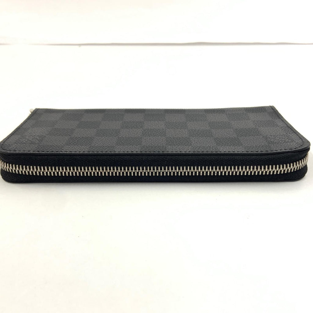 Louis Vuitton Damier Graphite Zippy Wallet Vertical Zip Around Black — view 6