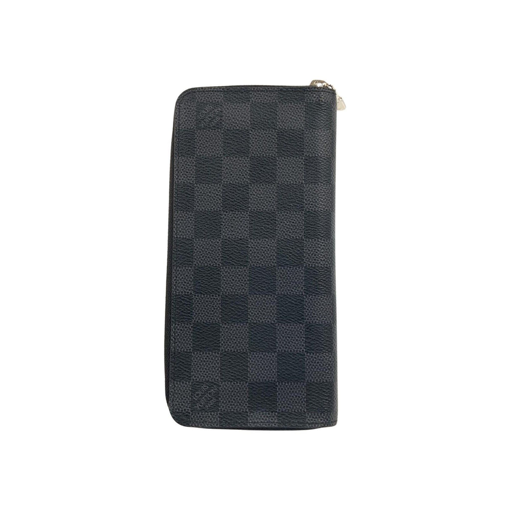 Louis Vuitton Damier Graphite Zippy Wallet Vertical Zip Around Black — view 2