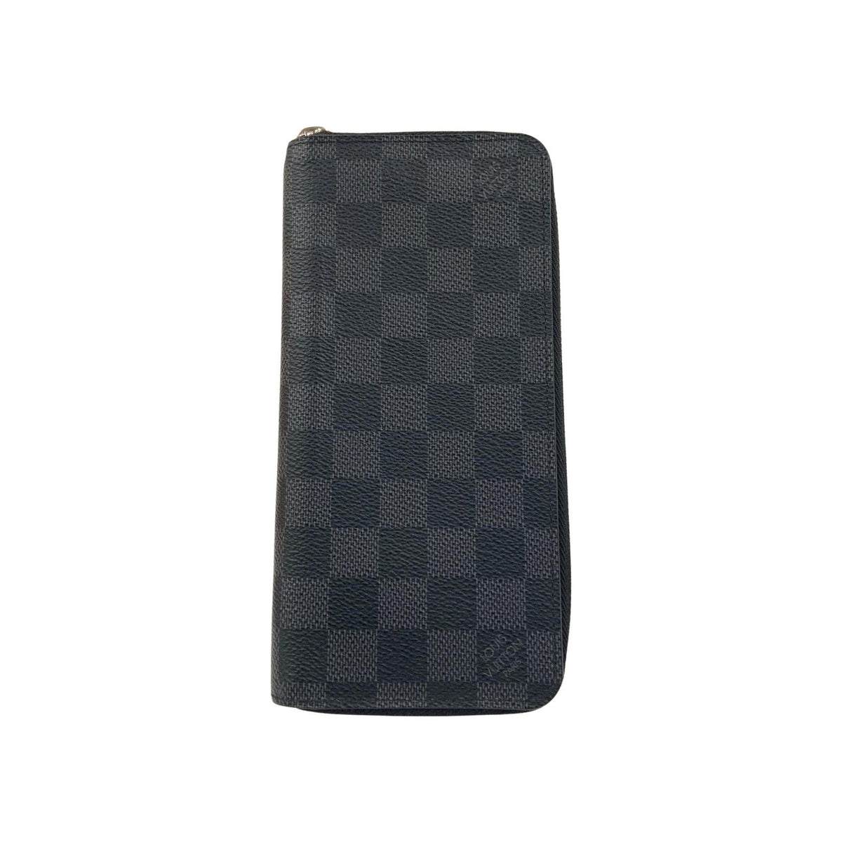 Louis Vuitton Damier Graphite Zippy Wallet Vertical Zip Around Black