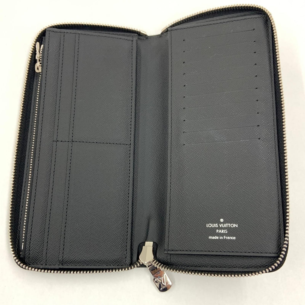Louis Vuitton Damier Graphite Zippy Wallet Vertical Zip Around Black — view 7