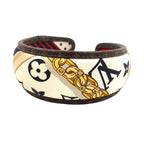 Louis Vuitton Headband Mindful White Brown Hair