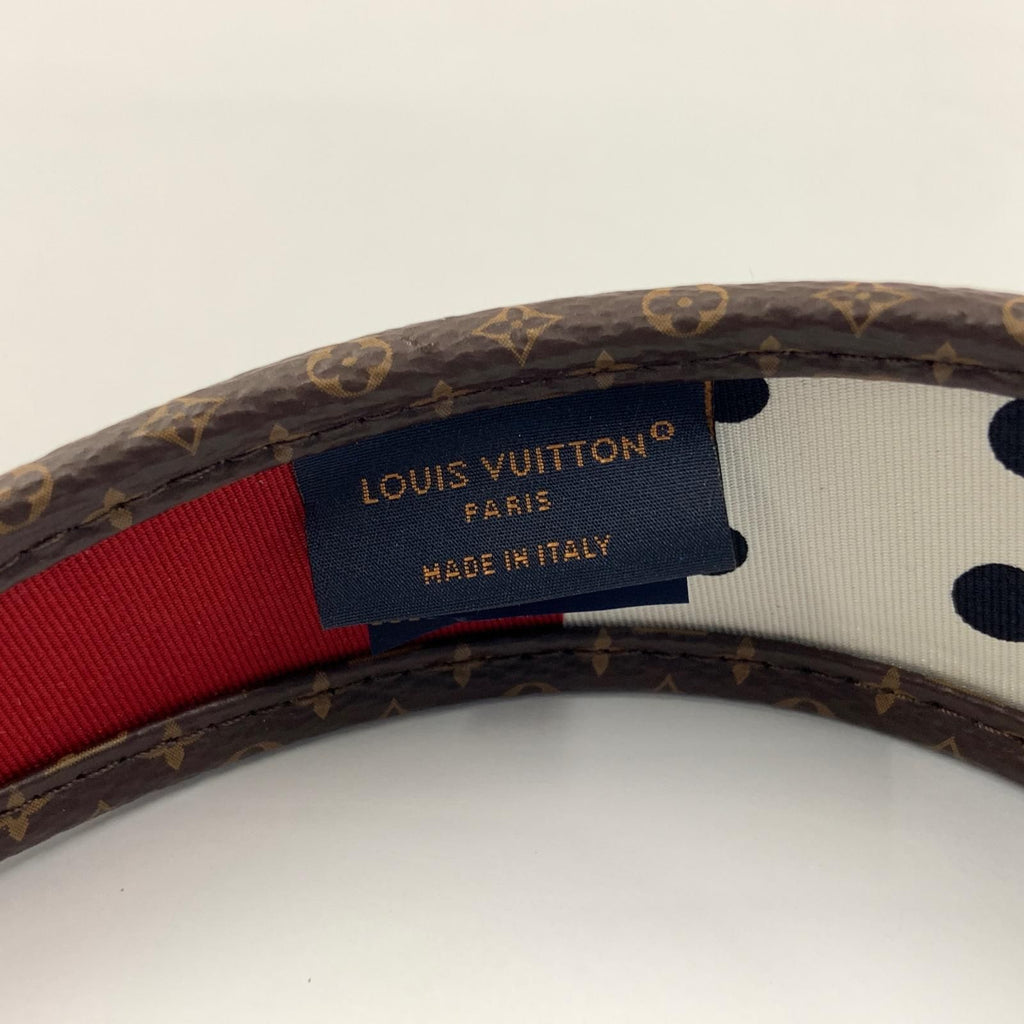 Louis Vuitton Headband Mindful White Brown Hair — view 5