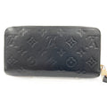 Louis Vuitton Monogram Empreinte Zippy Wallet Zip Around Black