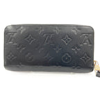 Louis Vuitton Monogram Empreinte Zippy Wallet Zip Around Black