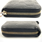 Louis Vuitton Monogram Empreinte Zippy Wallet Zip Around Black — view 4