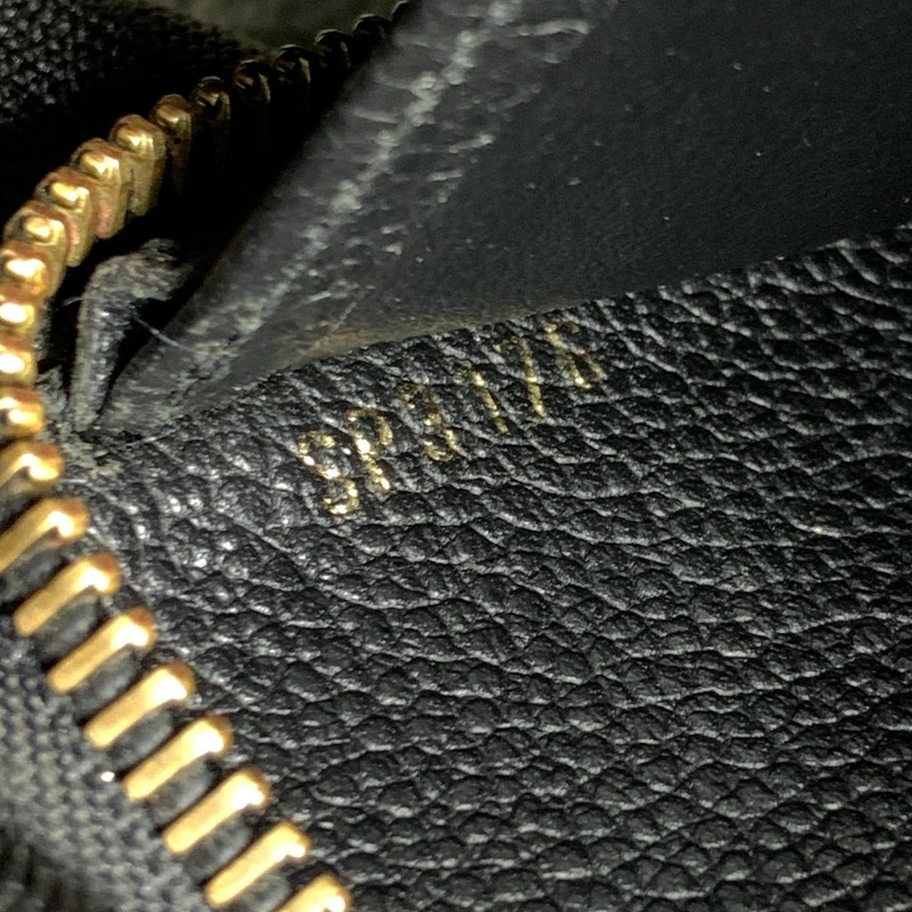 Louis Vuitton Monogram Empreinte Zippy Wallet Zip Around Black — view 7