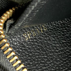 Louis Vuitton Monogram Empreinte Zippy Wallet Zip Around Black — view 7