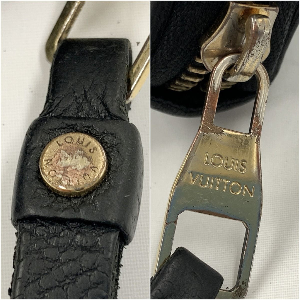 Louis Vuitton Monogram Empreinte Zippy Wallet Zip Around Black — view 3