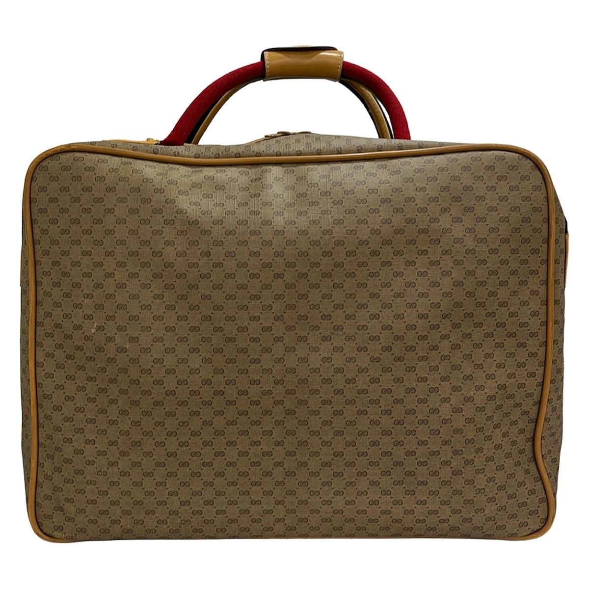 Gucci Boston Bag Vintage Micro GG Sherry Brown Light Multi Leather — view 3