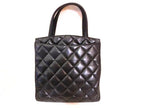 Chanel Handbag Quilted Lambskin Big CC Logo Gold Black — view 2