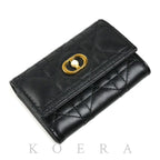 Dior Jolie Glycine Bifold Wallet Black