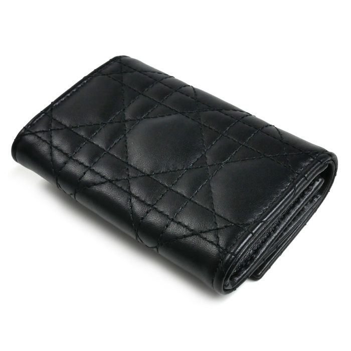 Dior Jolie Glycine Bifold Wallet Black — view 2