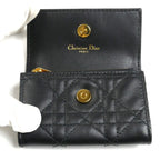 Dior Jolie Glycine Bifold Wallet Black — view 3