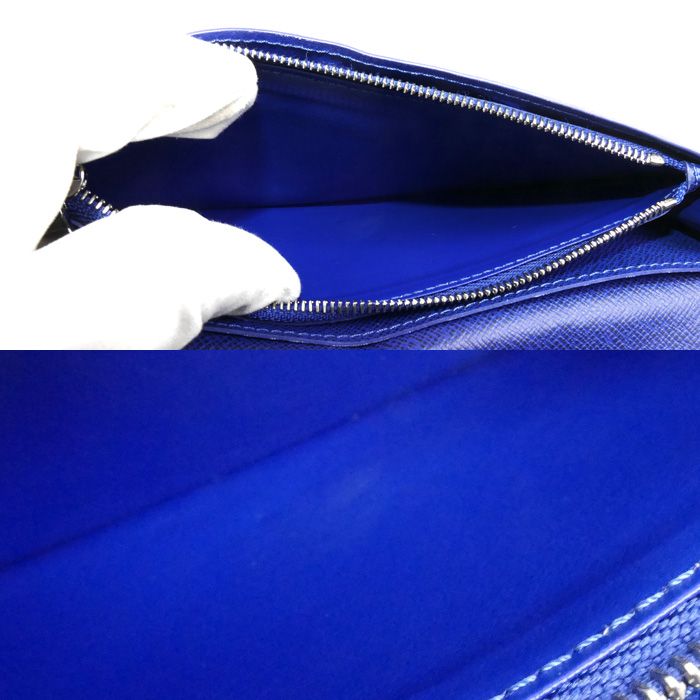 Louis Vuitton Portefeuille Brazza Wallet Taigarama Cobalt — view 4