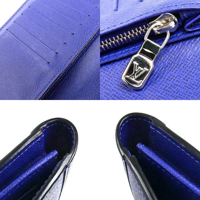 Louis Vuitton Portefeuille Brazza Wallet Taigarama Cobalt — view 6
