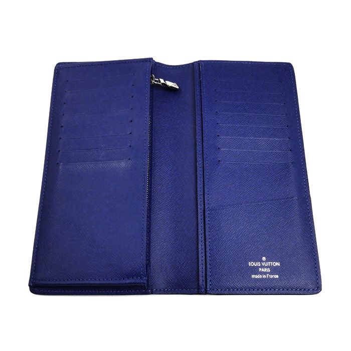 Louis Vuitton Portefeuille Brazza Wallet Taigarama Cobalt — view 3