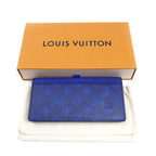 Louis Vuitton Portefeuille Brazza Wallet Taigarama Cobalt — view 7