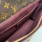 Louis Vuitton Saint Placide Monogram Bordeaux Shoulder Bag — view 6