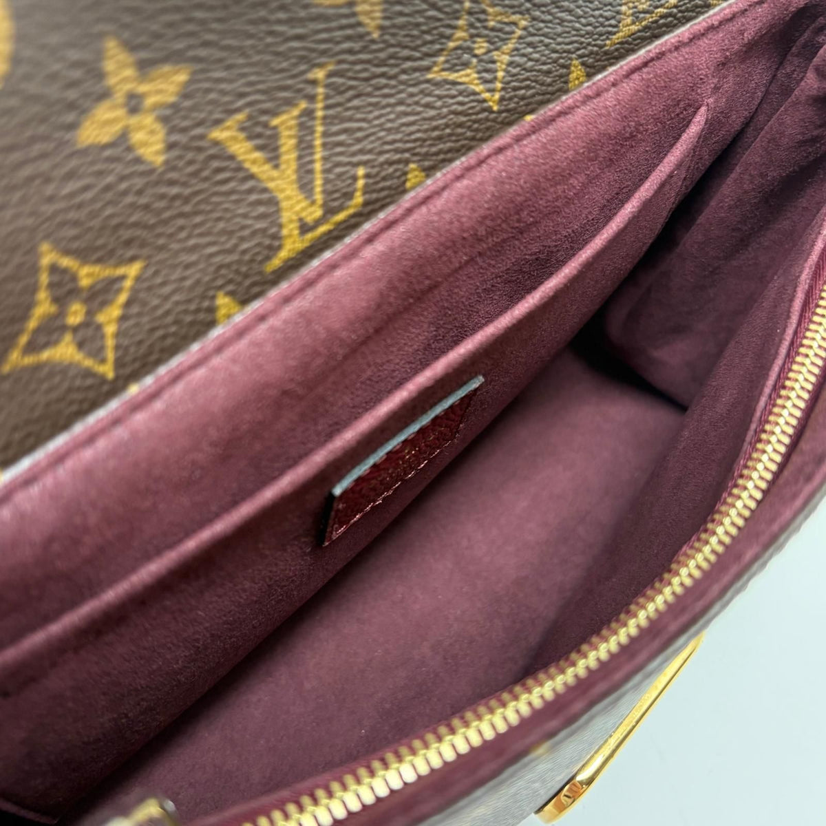 Louis Vuitton Saint Placide Monogram Bordeaux Shoulder Bag — view 6