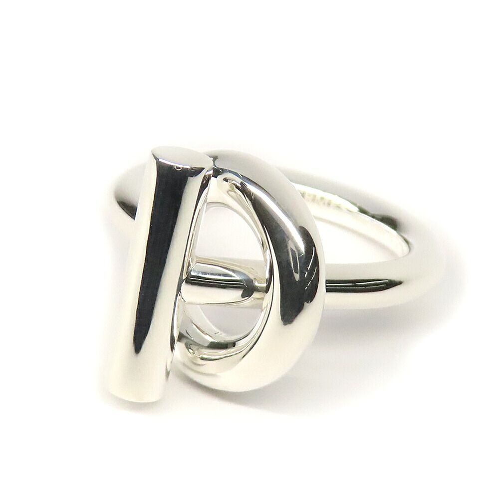 Hermes Echappee MM Ring 54 Star Silver — view 2