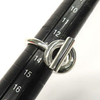 Hermes Echappee MM Ring 54 Star Silver — view 8