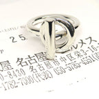 Hermes Echappee MM Ring 54 Star Silver — view 7