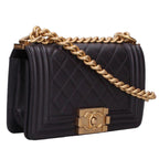 Chanel Boy 20 28 Lambskin Chain Shoulder Bag 20