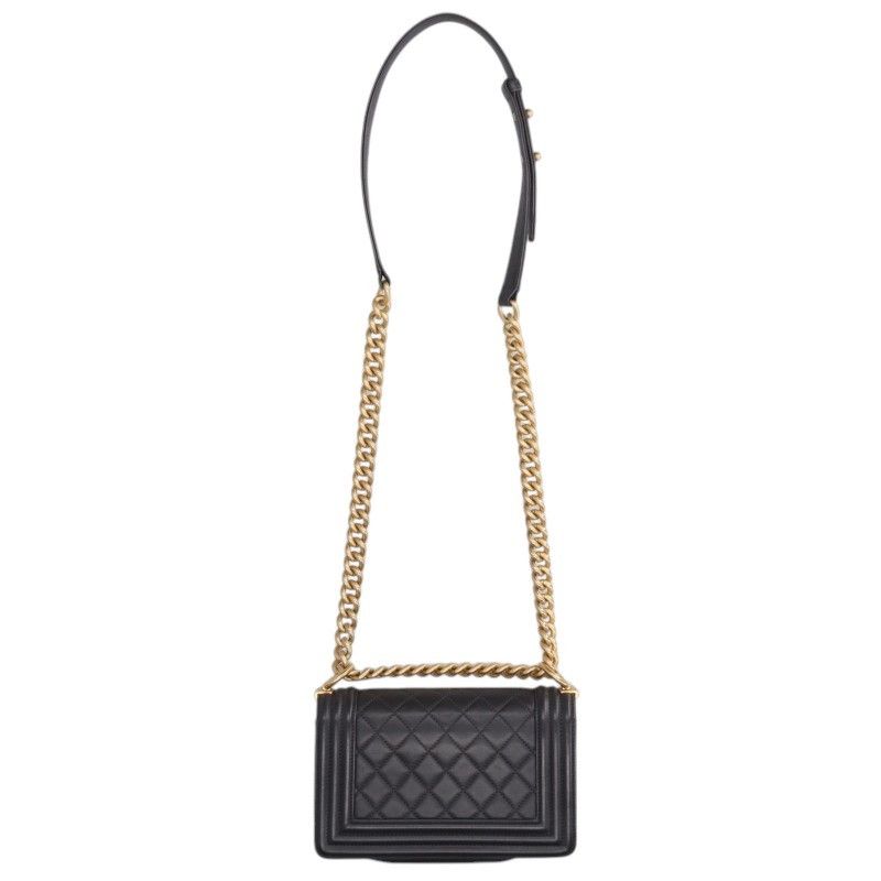 Chanel Boy 20 28 Lambskin Chain Shoulder Bag 20 — view 2