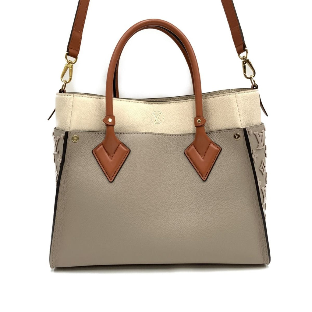 Louis Vuitton on My Side MM 2-Way Shoulder Bag Ivory Beige — view 2