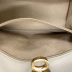 Louis Vuitton on My Side MM 2-Way Shoulder Bag Ivory Beige — view 7