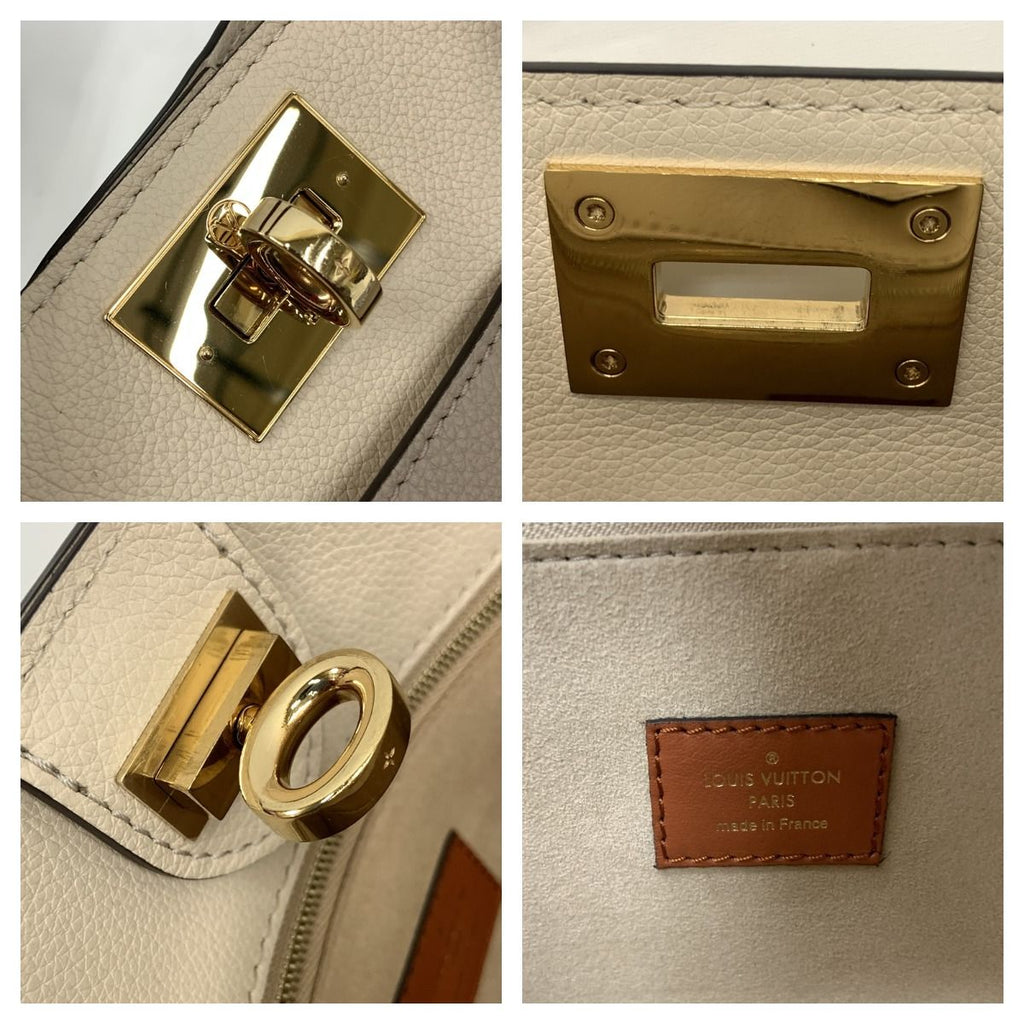 Louis Vuitton on My Side MM 2-Way Shoulder Bag Ivory Beige — view 6
