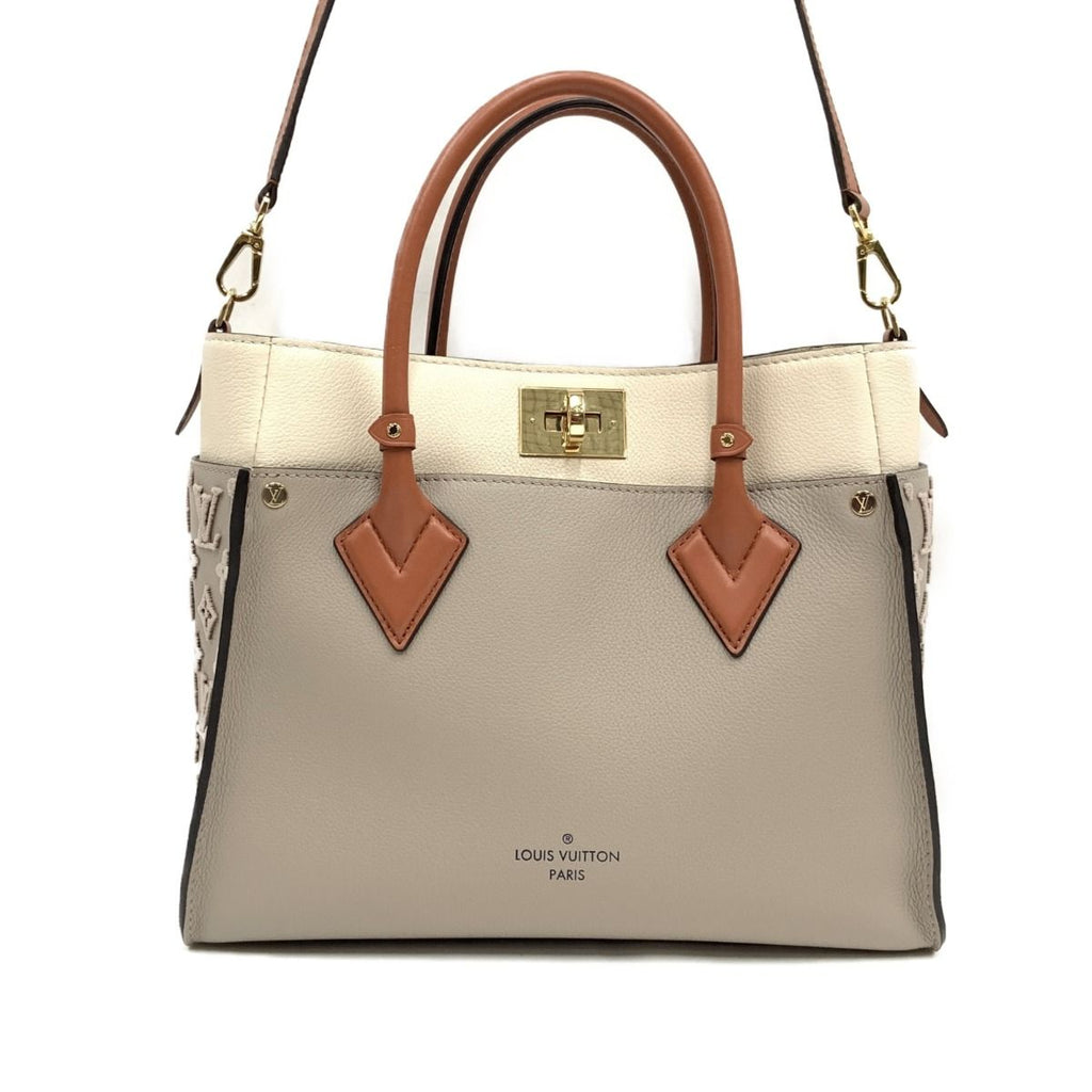 Louis Vuitton on My Side MM 2-Way Shoulder Bag Ivory Beige