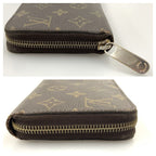 Louis Vuitton Monogram Zippy Wallet Zip Around Brown — view 4
