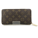 Louis Vuitton Monogram Zippy Wallet Zip Around Brown